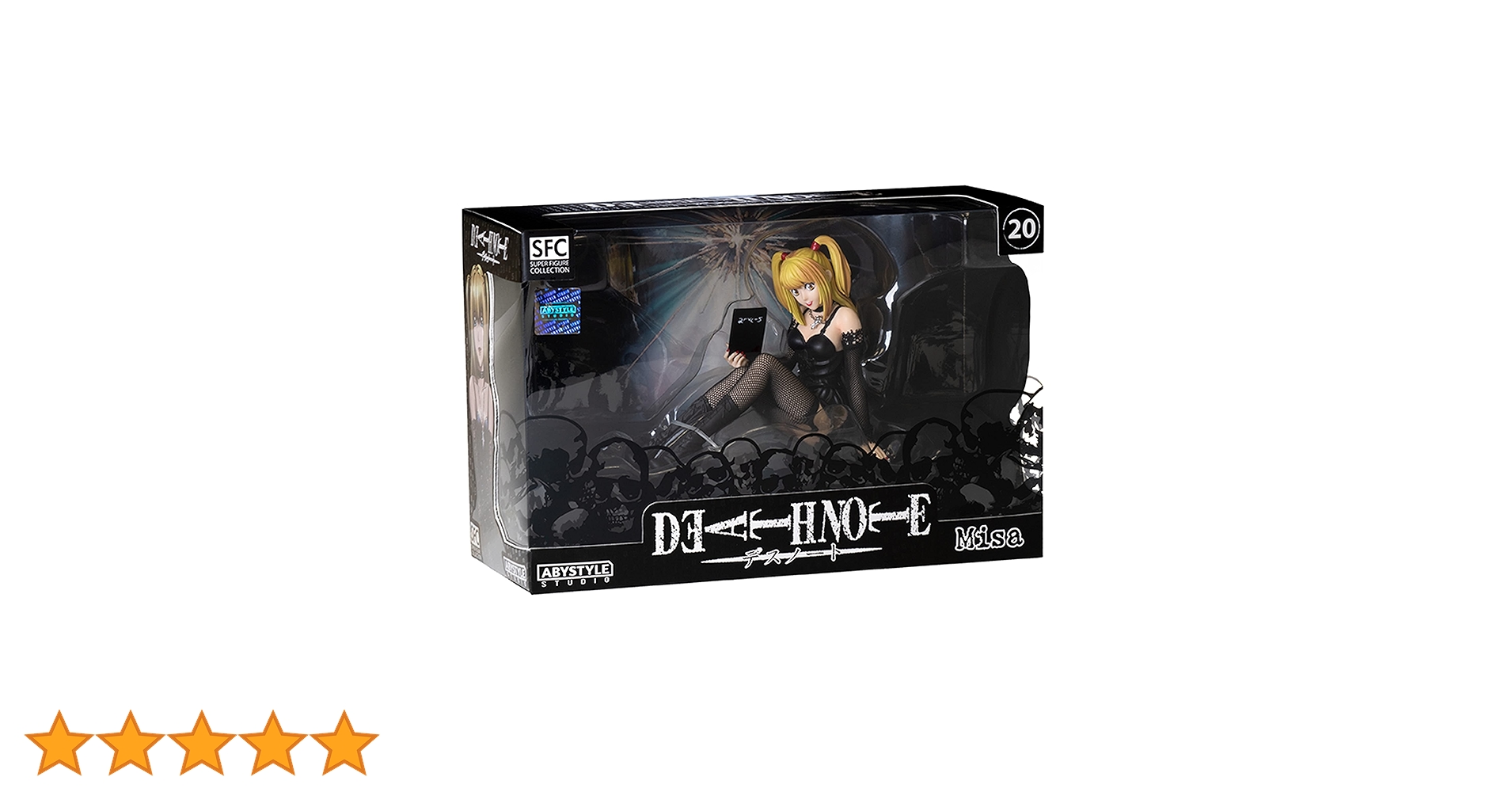 【新品・未開封】abystyle デスノート ミサ フィギュア 新品・未開封】デスノート ミサ フィギュア ABYSTYLE SFC レア